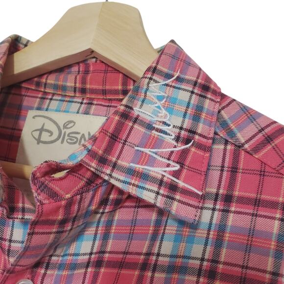 Disney x Cakeworthy | Mulan The Most Rare Beautiful of All Plaid Button Up Shirt - Picture 5 of 11